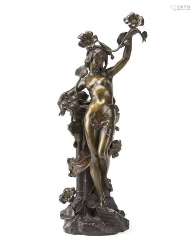A bronze sculpture