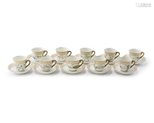 A set of Royal Copenhagen 