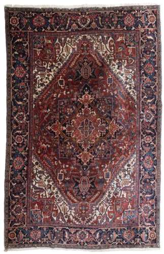 A large Heriz Persian rug