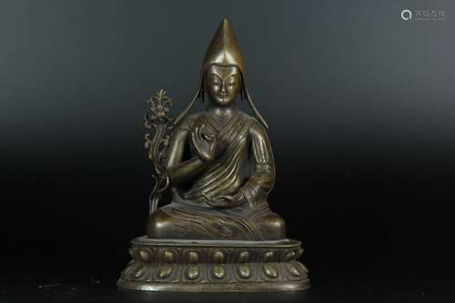 A Chinese Bronze Buddha