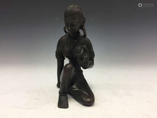 Indian bronze figure.