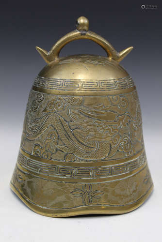 Chinese bronze bell.