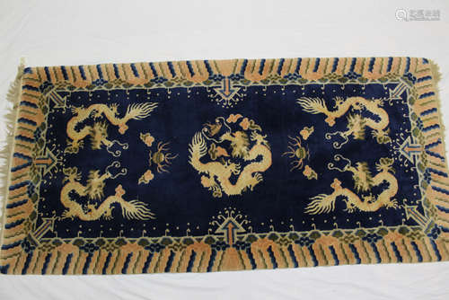 Chinese area rug. Provenance: Maryland estate.