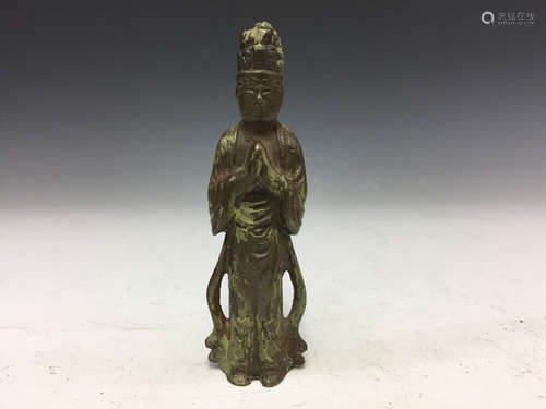 Chinese bronze figure.