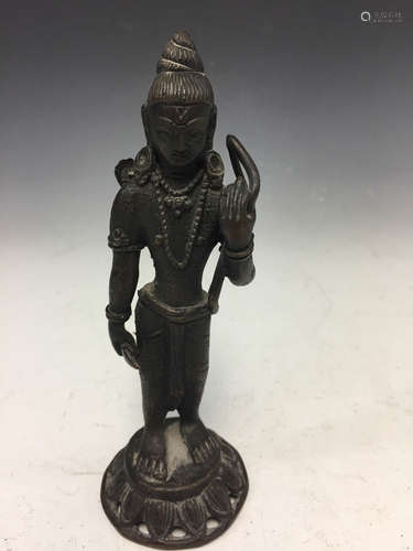 Indian bronze figure.