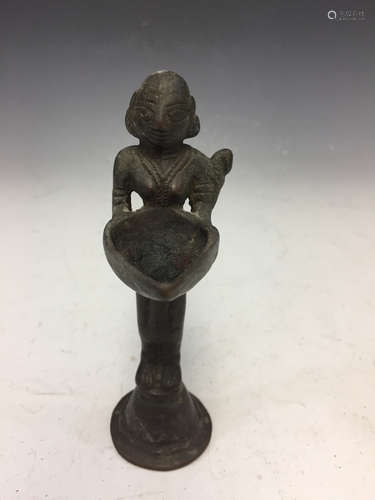 Indian bronze figure.