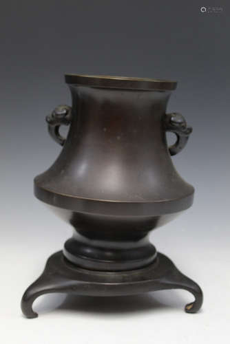 Japanese bronze incense burner.