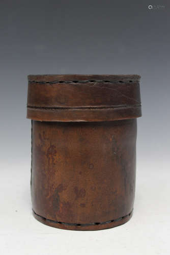 Antique Chinese leather box.