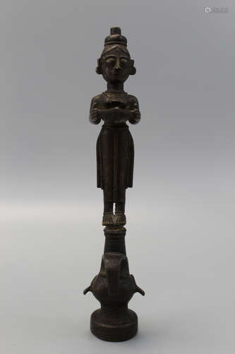 Indian bronze figure.