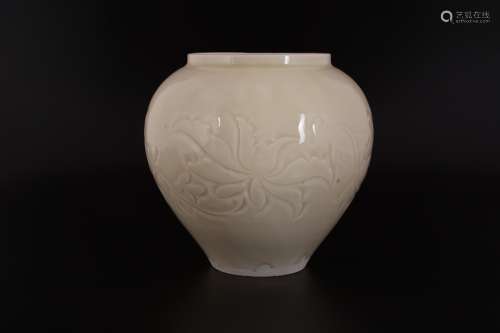 A Chinese Ding-Type Porcelain Jar