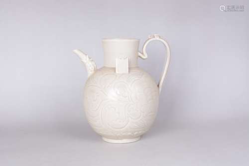 A Chinese Ding-Type Porcelain Wine Pot