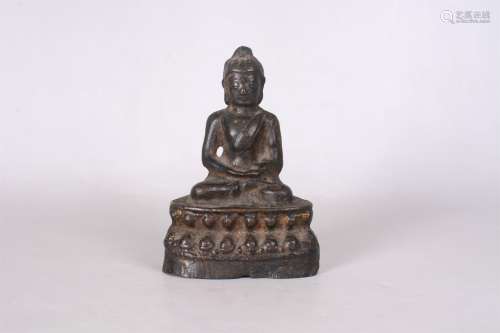 A Chinese Gilt Bronze Buddha