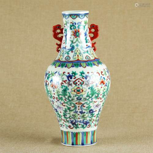 A Chinese Dou-Cai Porcelain Vase