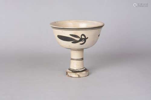 A Chinese Cizhou Porcelain Cup