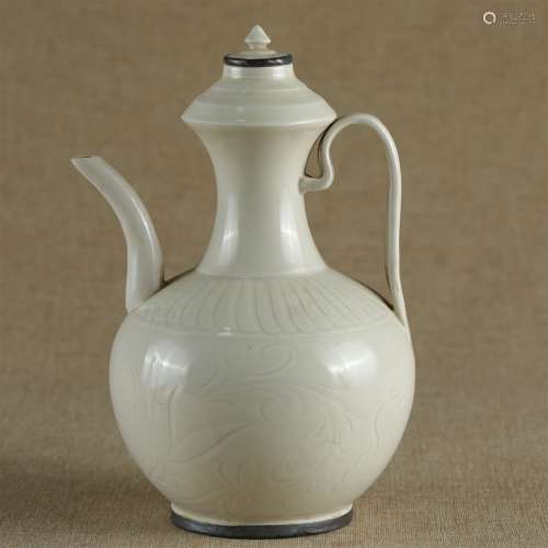 A Chinese Ding-Type Porcelain Wine Pot