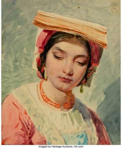 Filippo Indoni (Italian, 1845-1945) Portrait of