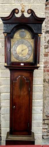 James Beattie (?) an 18th century oak cased 30 hour longcase clock