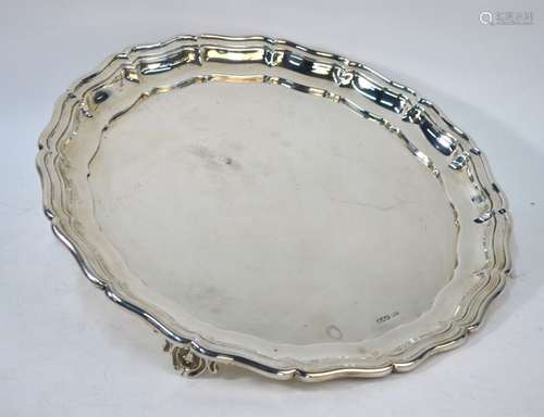 Large silver salver