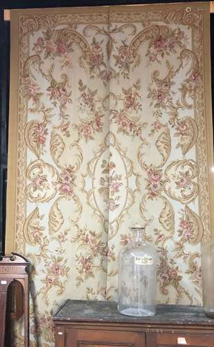 A traditional Aubusson style needlepoint carpet