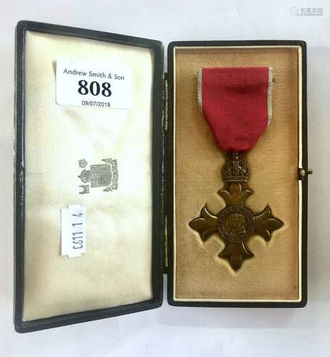 An Order of the British Empire (OBE)