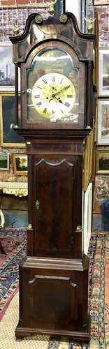 Charles Allen, Bewdley, a 19th century inlaid mahogany 8-day longcase clock