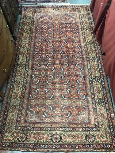 An antique Persian Mahal kelleigh size carpet