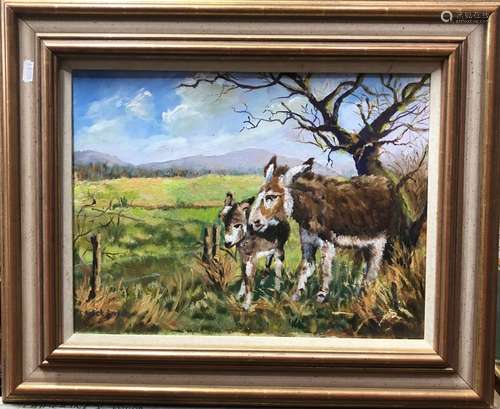 Janet Griffith - Donkey and foal