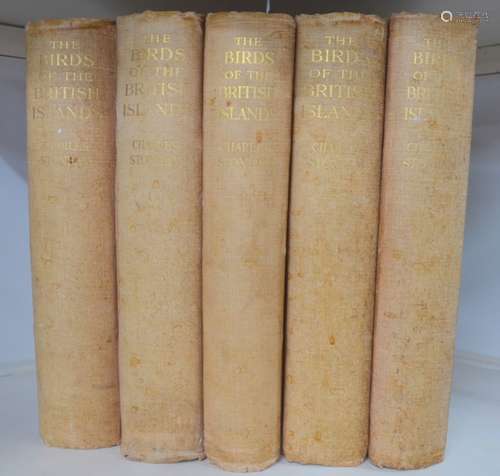 Five volumes The Birds of the British Islands