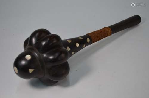 Pacific Islands hardwood mace