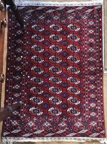 A Persian Turkoman design rug