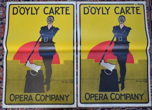 Two D'Oyly Carte Opera Company posters