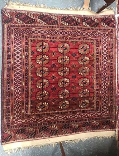 An antique Turkmen Tekke rug