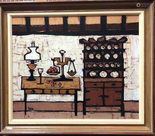 Colin Ruffell (British, b 1939) - The Dresser