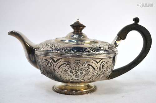 William IV silver bachelor teapot