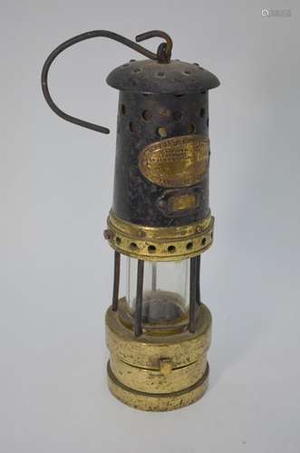 A Thomas & Williams Ltd miner's safety lamp