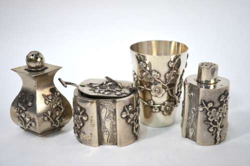 Chinese export silver items