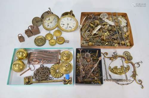 A useful collection of clock parts