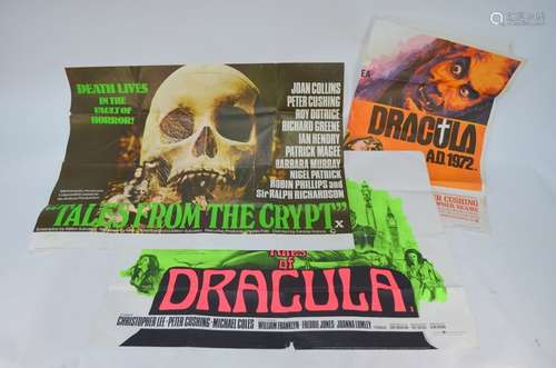 Vintage horror film posters