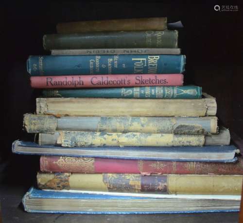 A selection of illustrated vols including Caldecott, Du Maurier, Hugh Thomson, McCutcheon, Walter