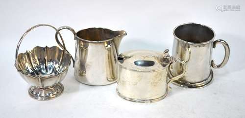 George III silver mustard and other silver