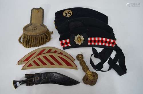 A collection of 15 various British Army forage-caps