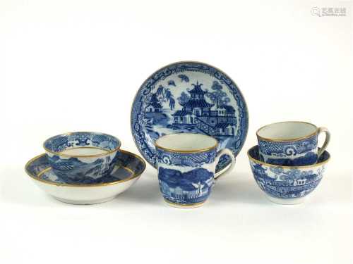 A group of New Hall porcelain