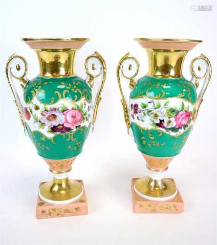 A pair of Russian vases by Alexander Popov