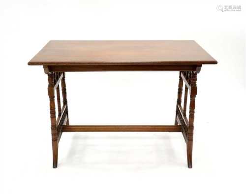 Attributed to Collinson & Lock, a walnut side table
