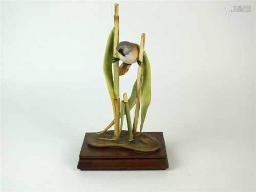 A Royal Worcester model of a Bearded Reedling