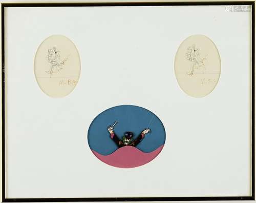 Group of 5 Beatles Yellow Submarine Cels