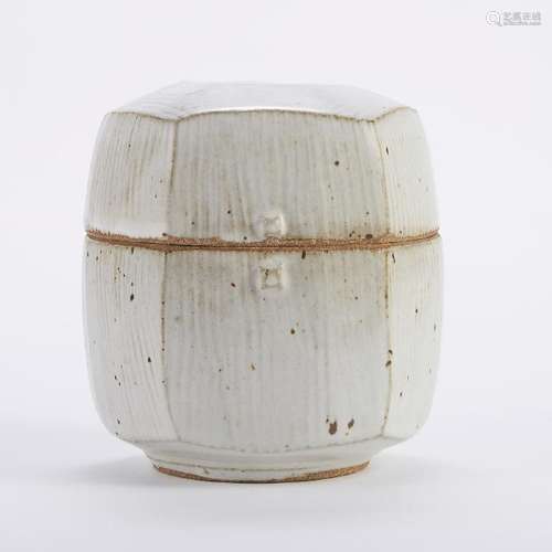 Warren MacKenzie Studio Ceramic Cut-Sided Lidded