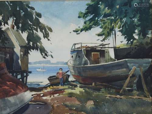 5 Watercolor Paintings by Roy Wilhelm