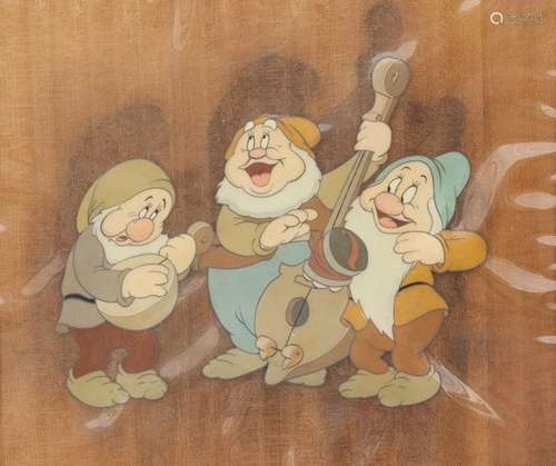 Disney Snow White and the 7 Dwarfs Original Cel 