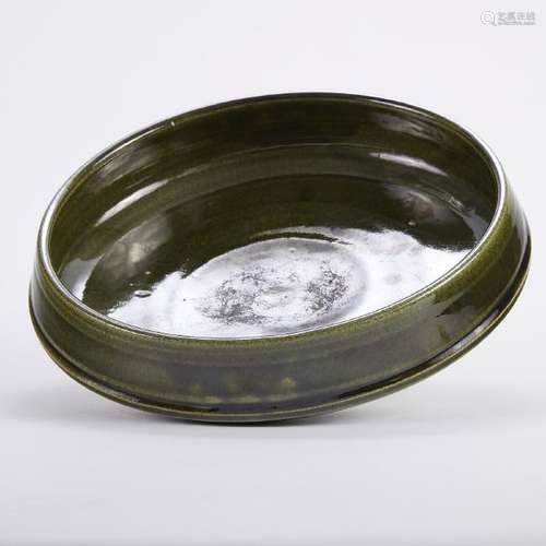 Warren MacKenzie Large Low Studio Pottery Bowl